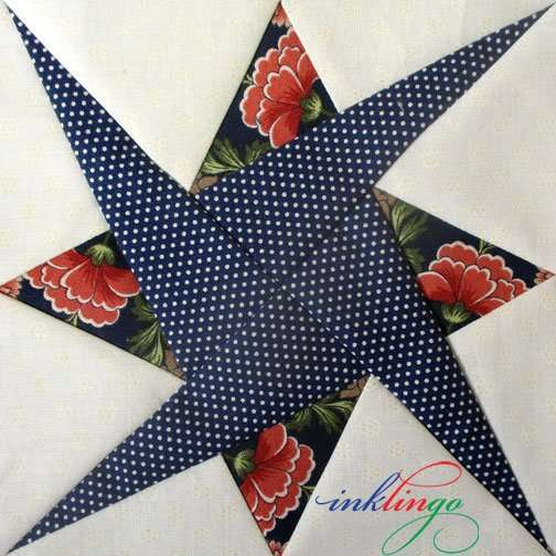 Fussy Cut Starry Path quilt