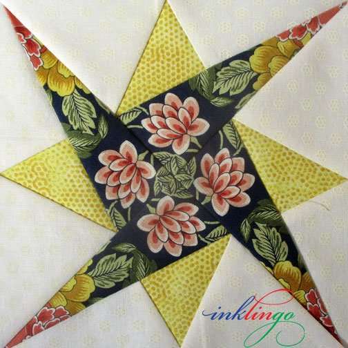 Fussy Cut Starry Path quilt