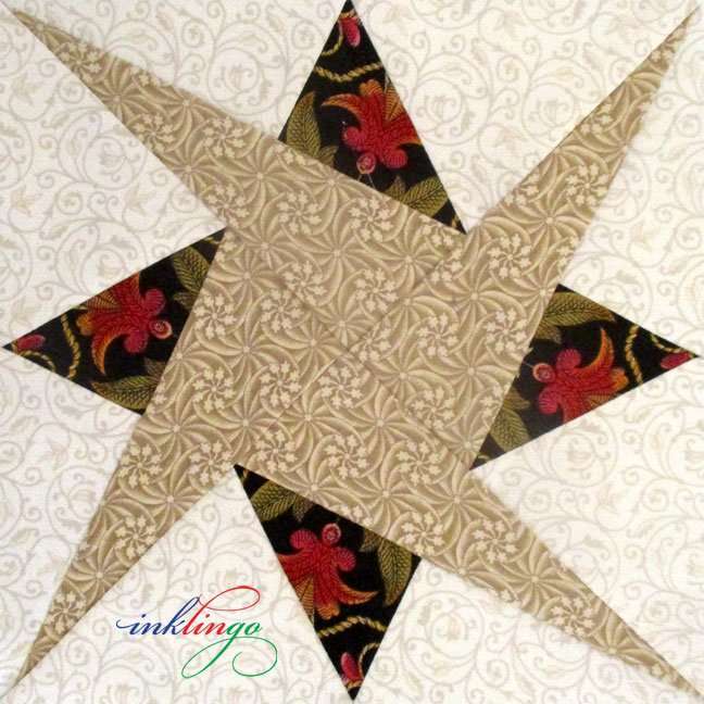 Fussy Cut Starry Path