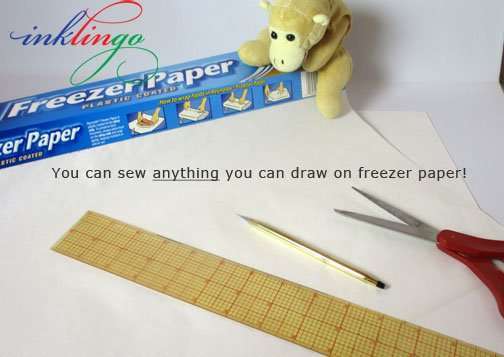 Freezer Paper for Quilters - Quilt with Inklingo