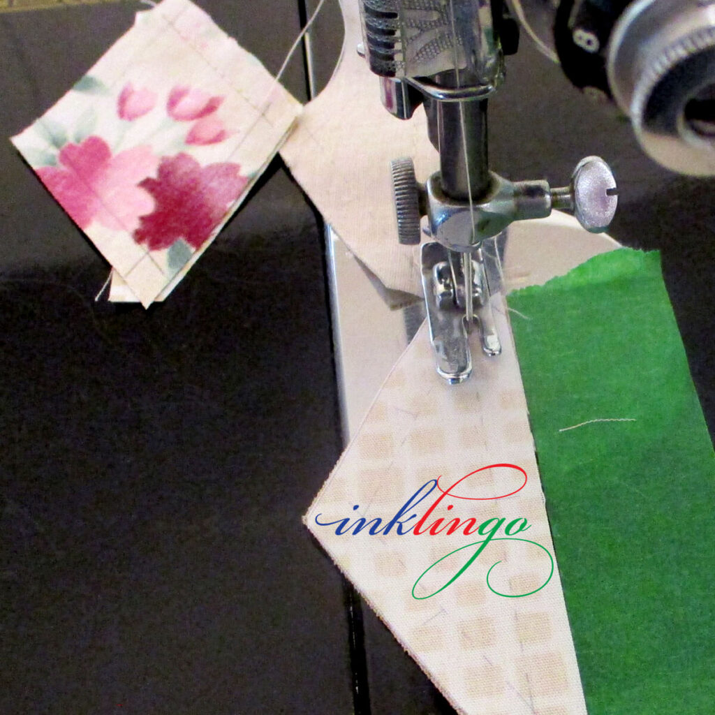 Sew Pieced Hexagon by Machine