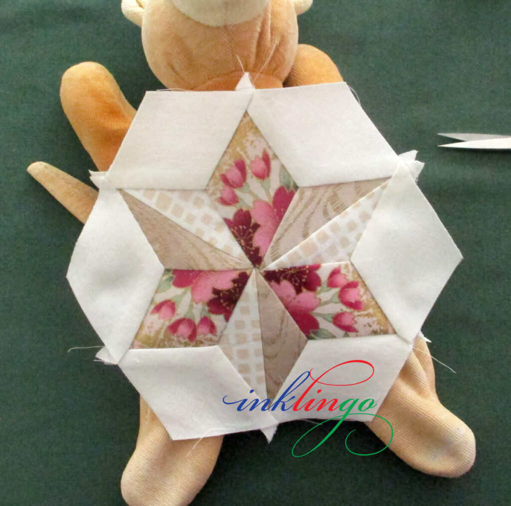 Pieced Hexagons with Inklingo