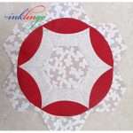 Hexagon design with petals