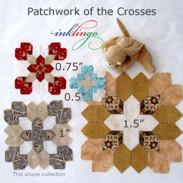 Patchwork of the Crosses sizes