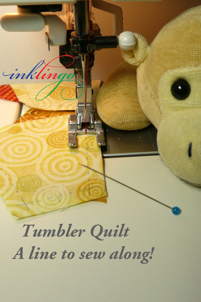 Inklingo Tumbler Quilt by Machine