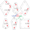 templates for Let's Twist Again Millefiori Quilts 5