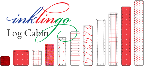 Log Cabin templates to print on fabric