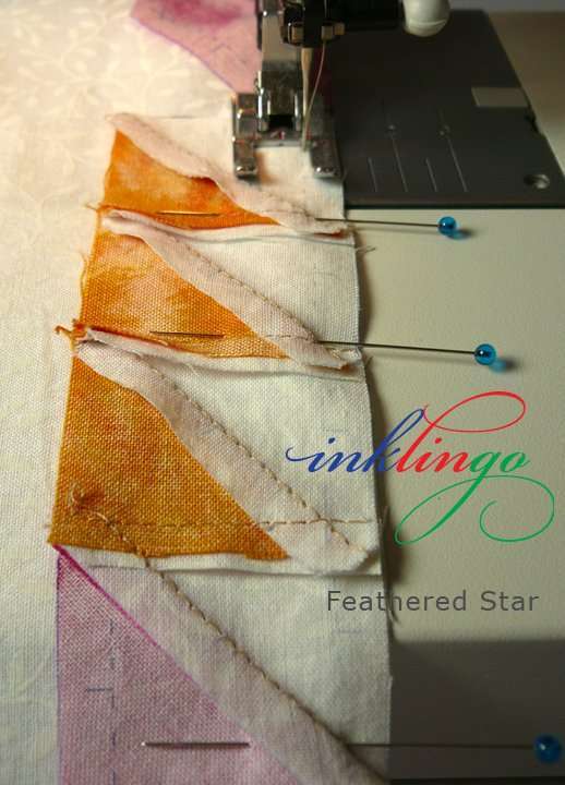 Sew Feathered Star by Machine