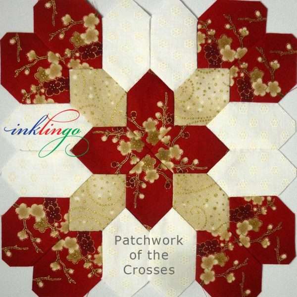 Patchwork of the Crosses with 0.75 inch hexagons