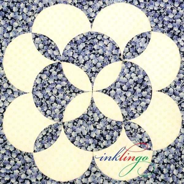 Clamshell Quilt Template Quilt with Inklingo