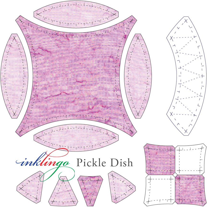 templates for Pickle Dish quilt