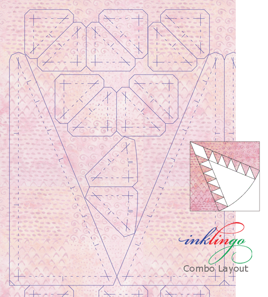 print templates for Pine Cone Quilt block