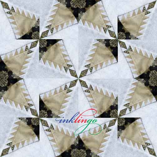 Pine Cone Quilt variation