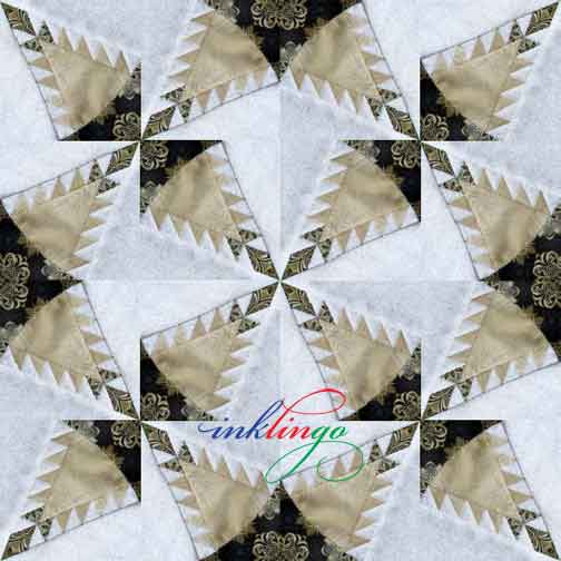 Pine Cone Quilt variation