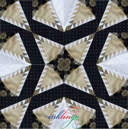 Pine Cone Quilt variation