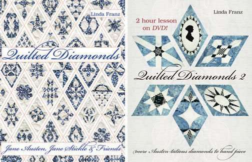 Quilted Diamonds books by Linda Franz