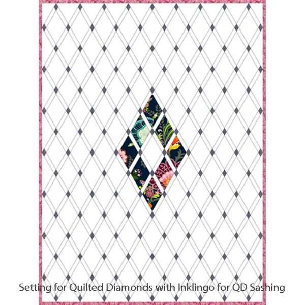 Setting for Quilted Diamonds