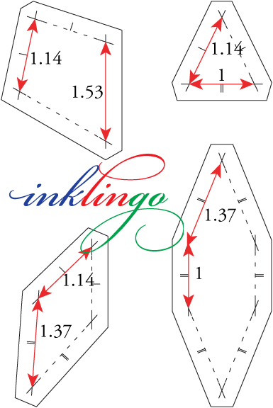 Where There is Shadow quilt templates