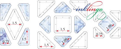 templates for Storm At Sea quilt block