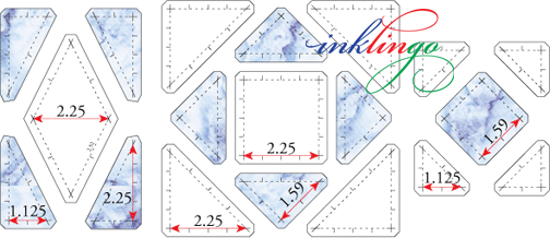 templates to print for Storm At Sea quilt blocks