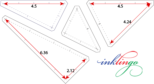 print templates for Starry Path quilt block