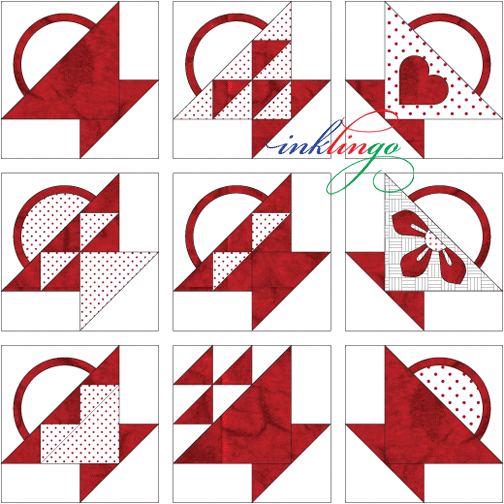 variations of basket quilt block