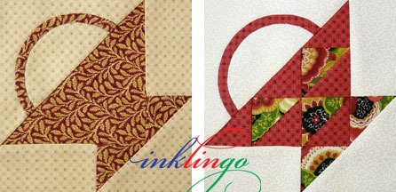 Inklingo Backet Quilt Blocks