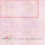 Print basket shapes on fabric