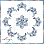 Ribbon Flower Quilt in EQ