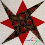 Starry Path 9 inch block