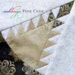 Inklingo Pine Cone quilt block
