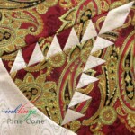 Inklingo Pine Cone quilt block