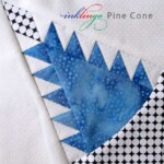 Inklingo Pine Cone quilt block