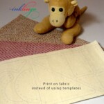 Print basket shapes on fabric