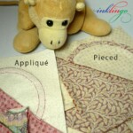 Basket Quilt Block Pieced Handle