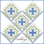 Cleopatra's Fan Quilt with Inklingo