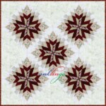 Cleopatra's Fan Quilt with Inklingo