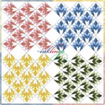 Cleopatra's Fan Quilt with Inklingo