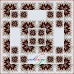 Cleopatra's Fan Quilt with Inklingo