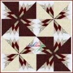 Cleopatra's Fan Quilt with Inklingo