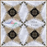 Inklingo Pine Cone quilt