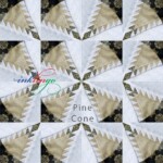 Inklingo Pine Cone quilt