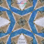 Inklingo Pine Cone quilt