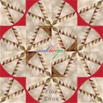 Inklingo Pine Cone quilt