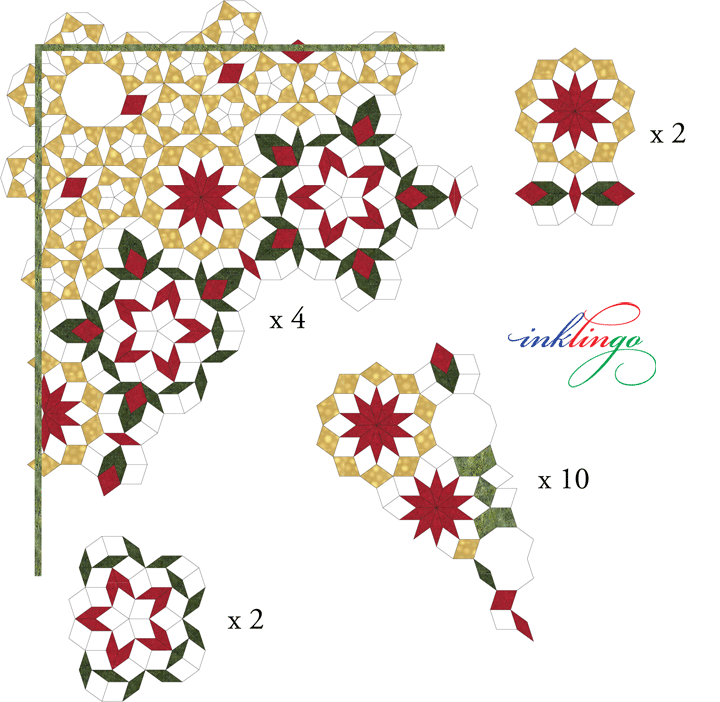 Can Can Variation Part 1 Quilt With Inklingo Can Can Variation Part 1 Quilt With Inklingo