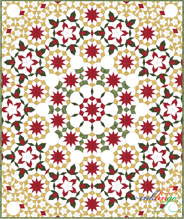 Can Can Variation Part 1 Quilt With Inklingo Can Can Variation Part 1 Quilt With Inklingo