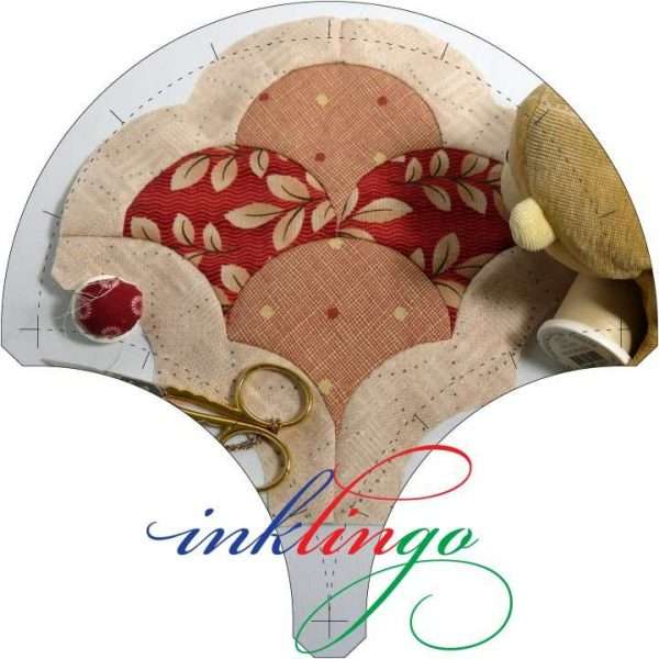 Clamshell Quilt Template Quilt with Inklingo