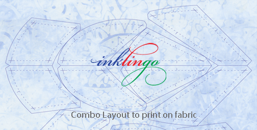 print Cleoatra's Fan templates on fabric