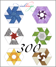 Inklingo 300 Pieced Hexagons