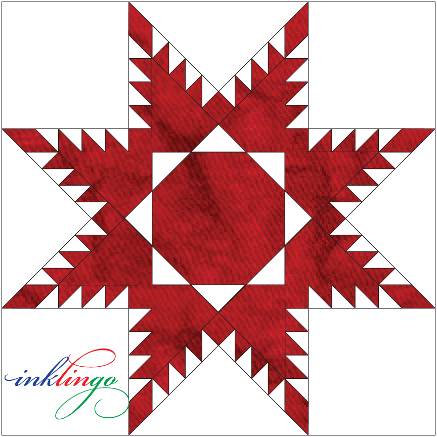 Feathered Star Design Book PDF - Quilt with Inklingo